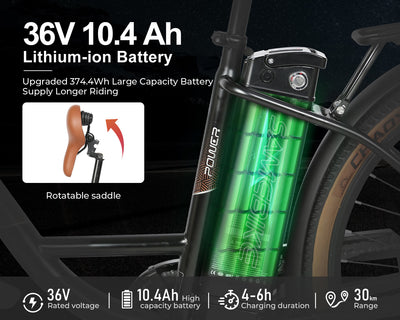 SAMEBIKE TDE10Z Vélo électrique urbain