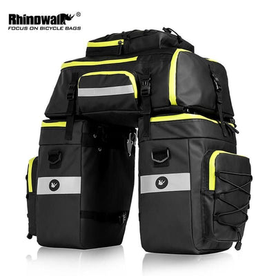 Borsa da bicicletta 3 in 1 multifunzionale, impermeabile, 65L