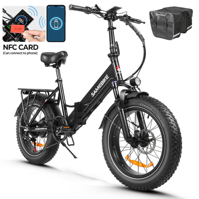 SAMEBIKE LOTDM200-II Pneus larges Vélo électrique pliant