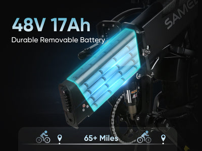 SAMEBIKE RS-A02 VTT électrique Pliant Tout-terrain