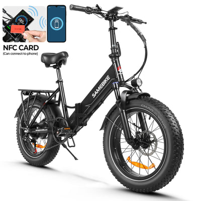 SAMEBIKE LOTDM200-II Pneus larges Vélo électrique pliant