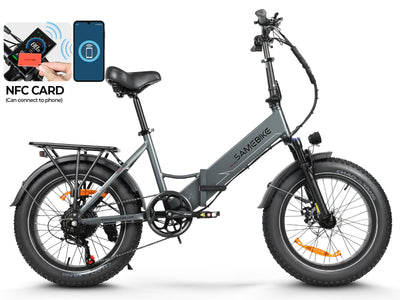 SAMEBIKE LOTDM200-II Pneus larges Vélo électrique pliant