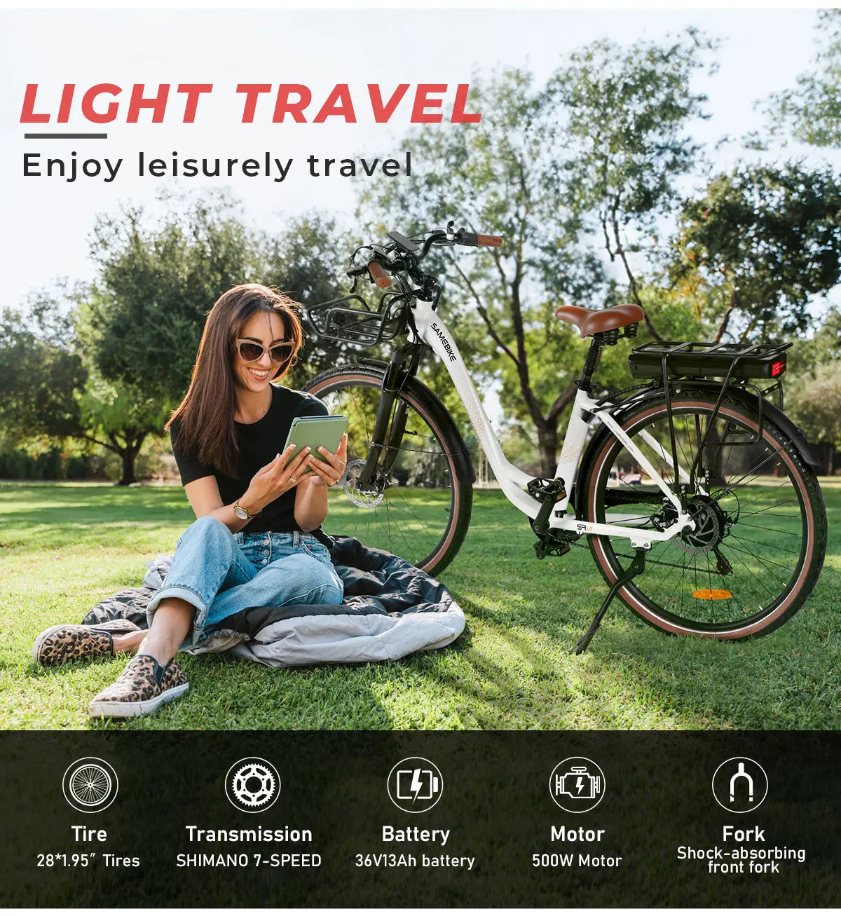 SAMEBIKE RS-A07 Vélo électrique Urbain