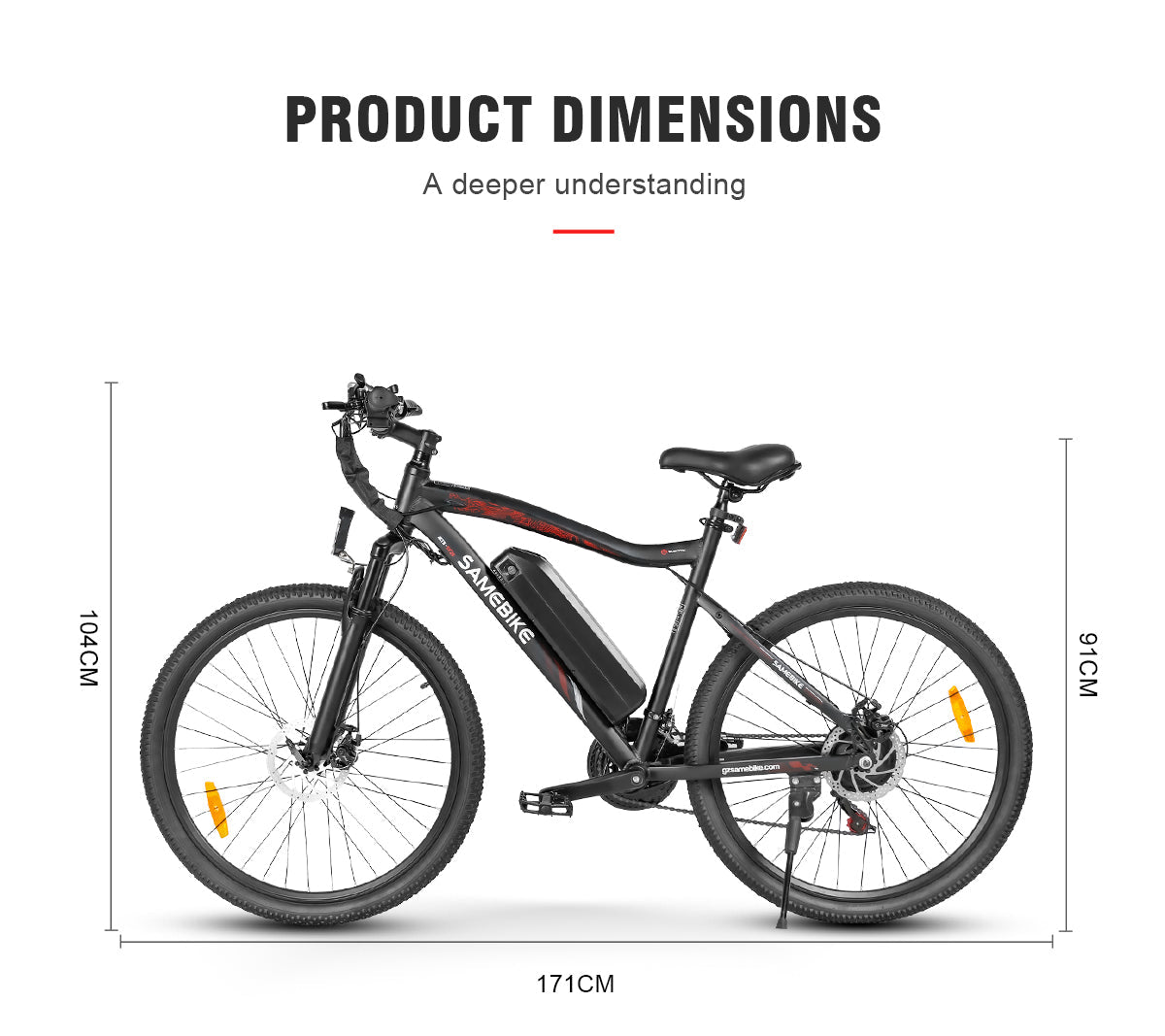 SAMEBIKE SY26-II Vélo électrique Tout terrain
