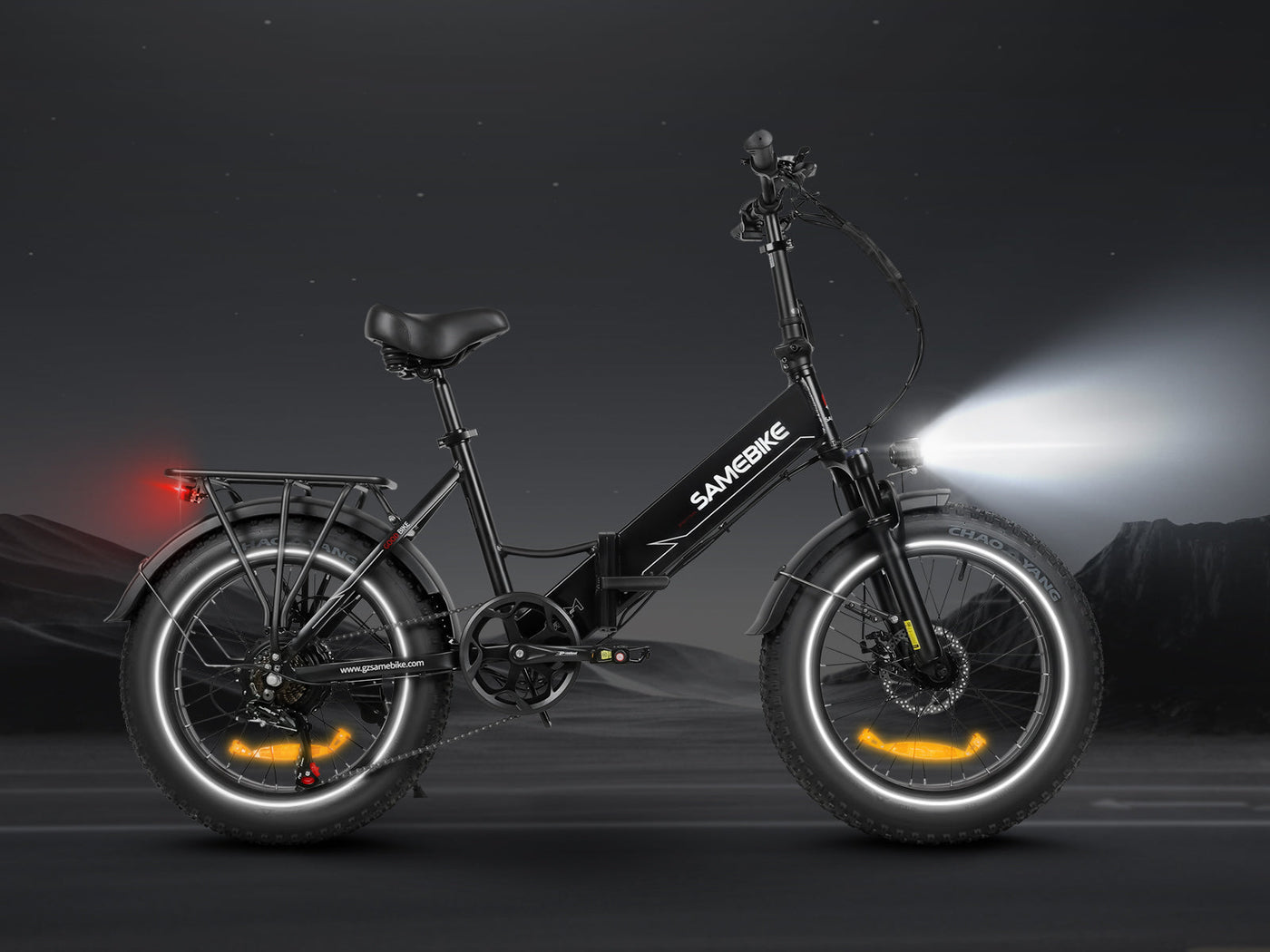SAMEBIKE LOTDM200-II Pneus larges Vélo électrique pliant